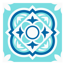 Tile circle rhomb PNG Design