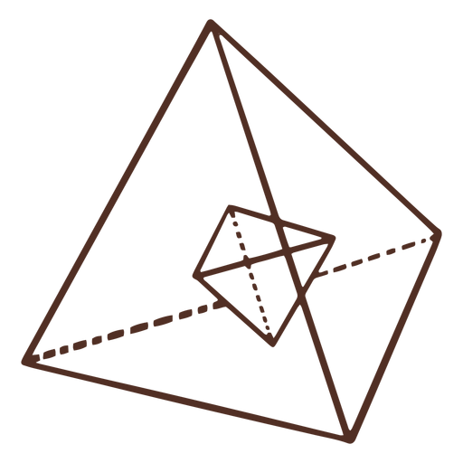 Abbildung der Trapezgeometrie PNG-Design