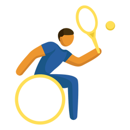 Table Tennis Paralympic Pictogram Transparent Png Svg Vector File