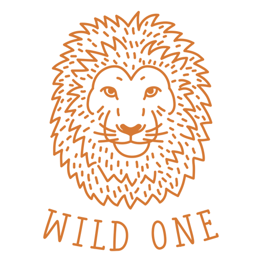 Wilder Löwenschlag PNG-Design