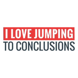 Entrenamiento me encanta saltar frase Diseño PNG