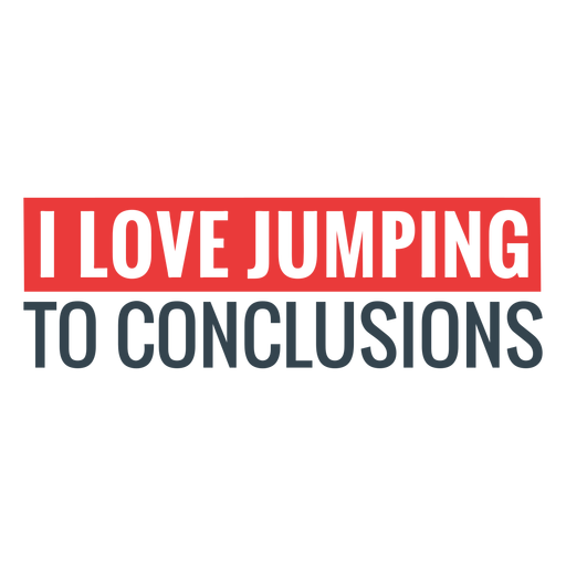 Workout i love jumping phrase PNG Design