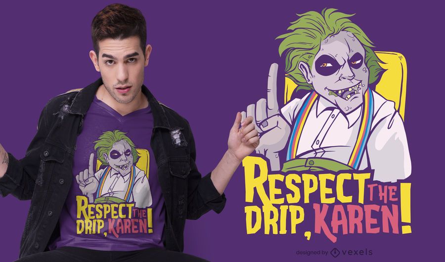 Respeite o design da camiseta do Drip Respeite o design da camiseta do Drip
