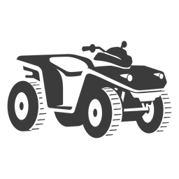 ATV transporte negro Diseño PNG