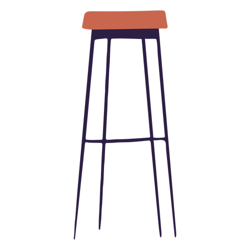 Bar stool illustration PNG Design