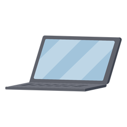 Ilustração de laptop preto