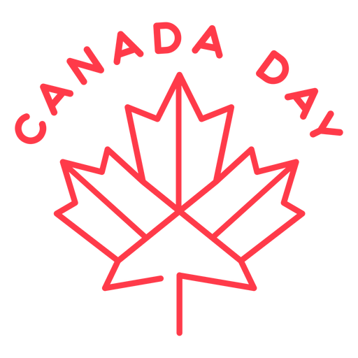 Kanada-Tagesabzeichen PNG-Design