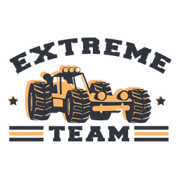 Letras de equipe extrema Desenho PNG