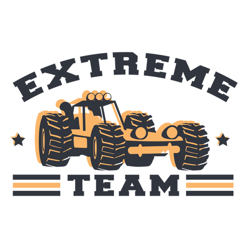 Extremer Team-Schriftzug PNG-Design