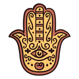 Ilustración de la mano de Hamsa Transparent PNG