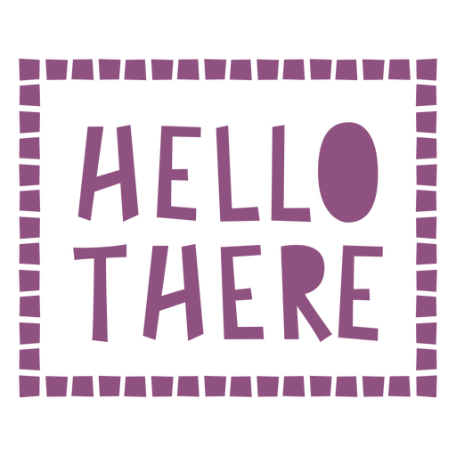 Hello Pink Text Bubble PNG & SVG Design For T-Shirts