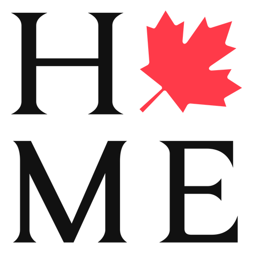 Download Home with maple sign lettering - Transparent PNG & SVG ...