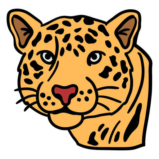 Jaguar animal hand drawn PNG Design