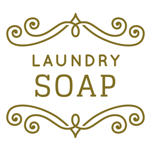 Download Laundry soap swirls label - Transparent PNG & SVG vector file