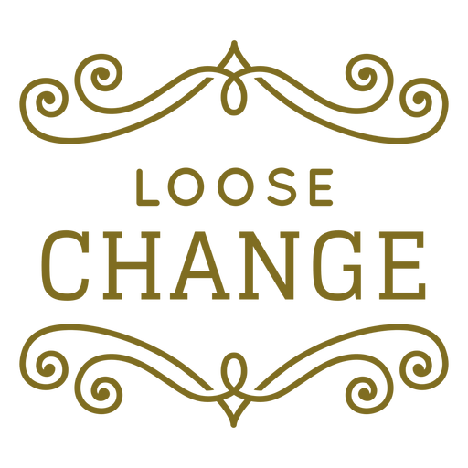 Loose change swirls label