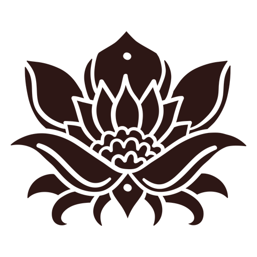 Lotusblume schwarz