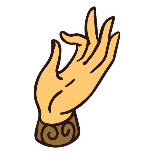Mudra hand gesture illustration PNG Design