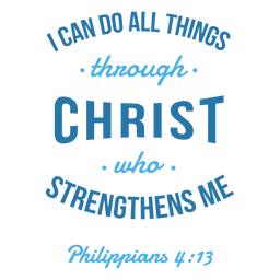 Philippians bible quote lettering