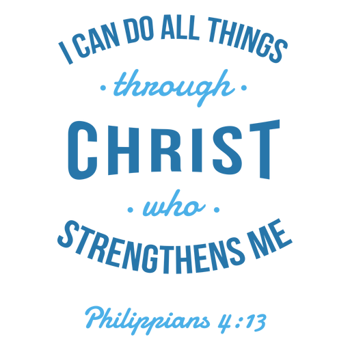 Philippians Bible Quote Lettering Transparent Png And Svg Vector File