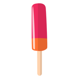 Rosa Eis am Stiel Illustration PNG-Design