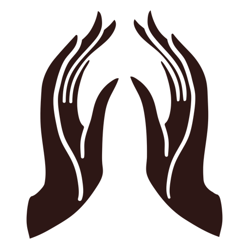 Praying Hands Outline Png