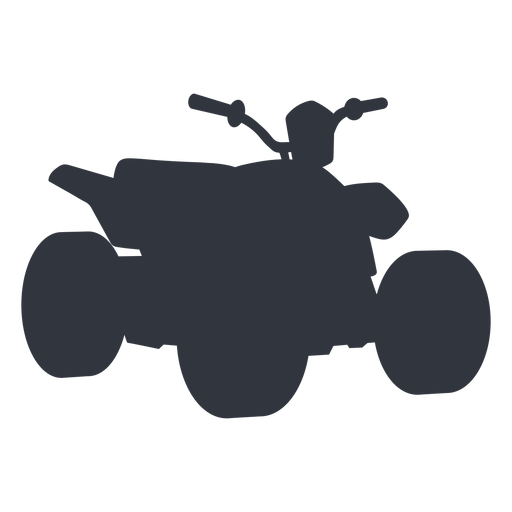 Silhueta de moto-quatro Desenho PNG
