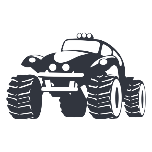 Rally car black PNG Design