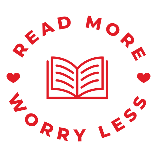 Read more worry less lettering PNG Design