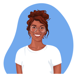 Download Smiling Black Woman Realistic Character Transparent Png Svg Vector