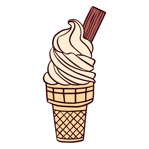 Download Swirl vanilla ice cream illustration - Transparent PNG ...