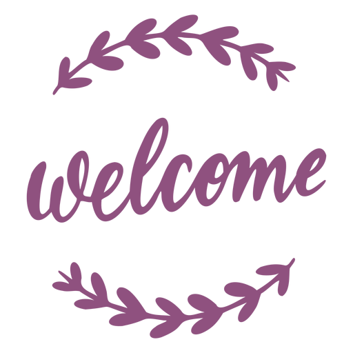 Welcome Cursive Lettering Transparent Png Svg Vector File