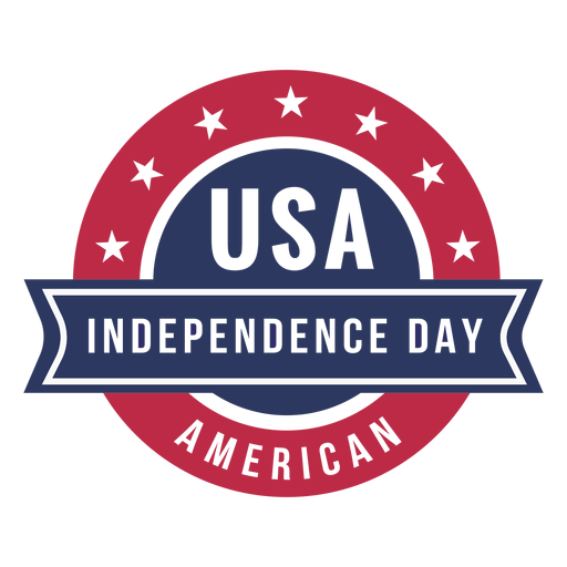 Independence day usa patriotic badge