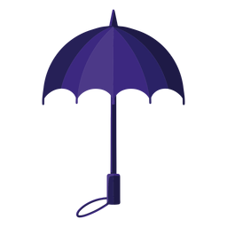 Blue umbrella illustration PNG Design