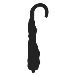 Paraguas cerrado silueta Diseño PNG