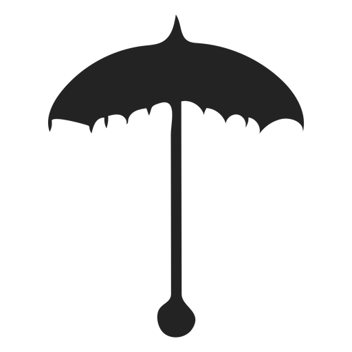 Parasol design silhouette