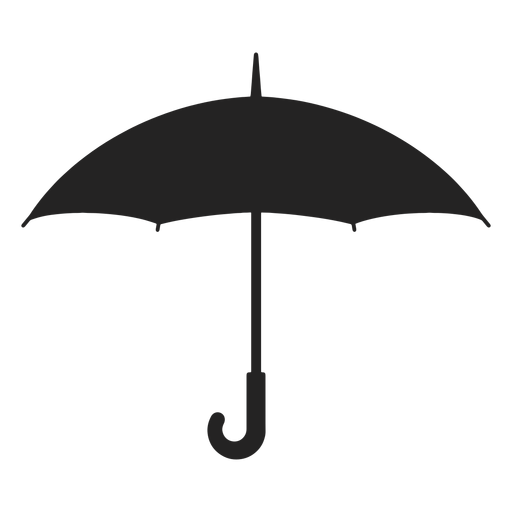 Download Simple open umbrella silhouette - Transparent PNG & SVG ...