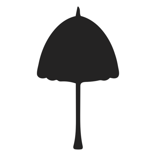 Small parasol silhouette