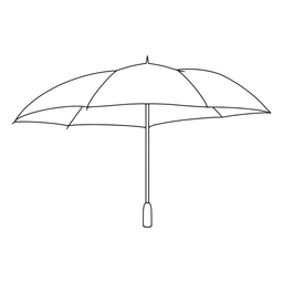 Curso de guarda-chuva preto