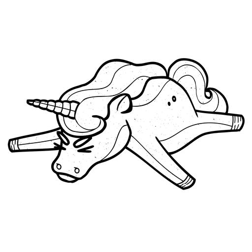 Download Unicorn looking hurt - Transparent PNG & SVG vector file