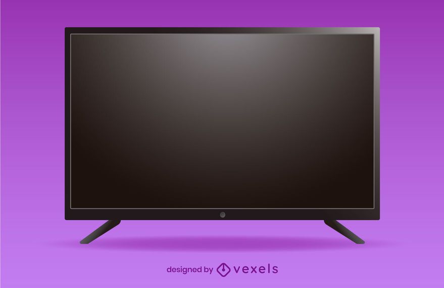 flat tv illustration design flat tv illustration design