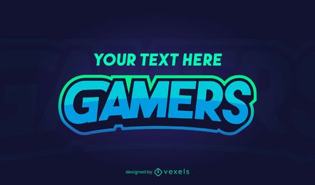diseño de logotipo de jugadores
