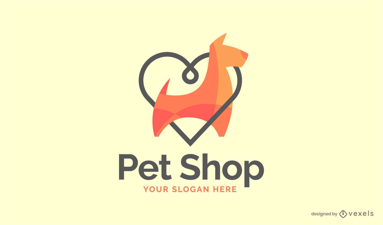 Diseño de logotipo Love Pet Shop