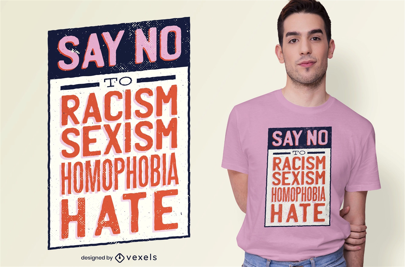 Say No Quote T-shirt Design