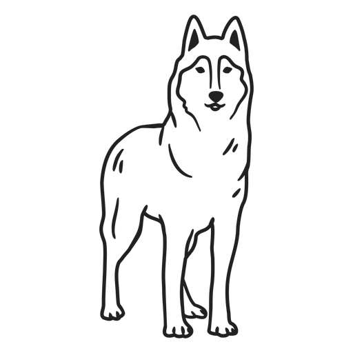 Tierwolfschlag PNG-Design