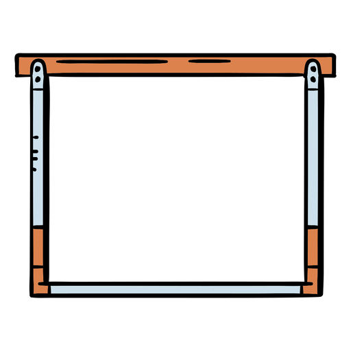 Leichtathletik-Hürdenausrüstung handgezeichnet PNG-Design