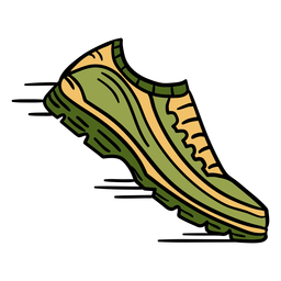 Sapatos de atletismo desenhados à mão Desenho PNG