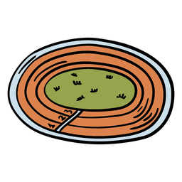 Atletismo desenhado à mão Desenho PNG