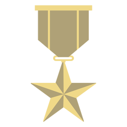 Award Badge Star Flat PNG-Design