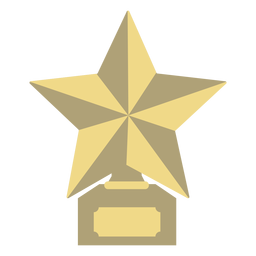 Award Trophy Star erste Wohnung PNG-Design