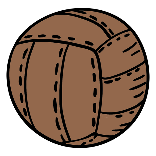 Ballhand gezeichnet PNG-Design